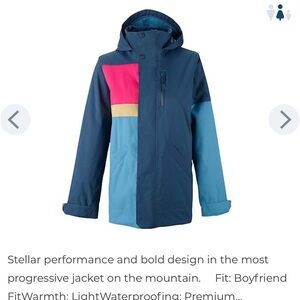 BURTON-Snowboard Jacket Burton Eclipse  submarine colorblock